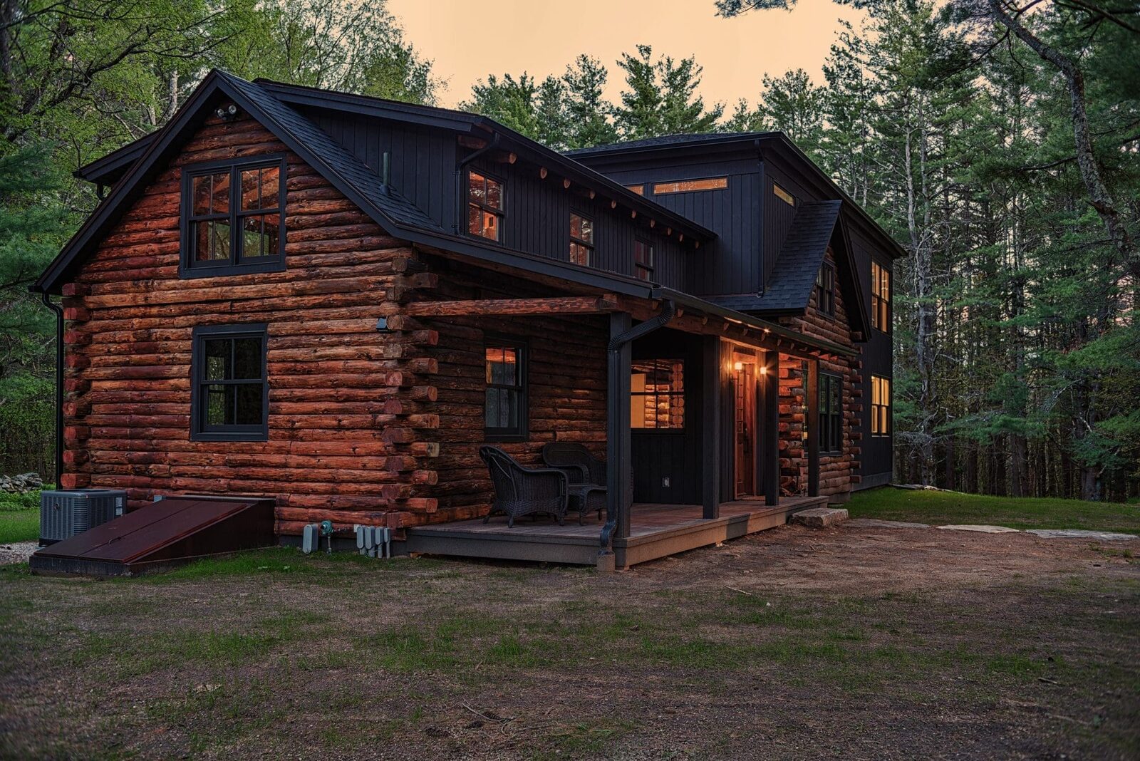 Modern Log Cabin